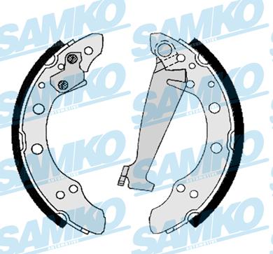 Samko 86830 - Juego de zapatas de frenos parts5.com