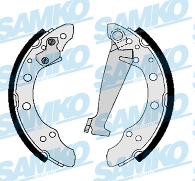 Samko 86830 - Zestaw szczęk hamulcowych parts5.com