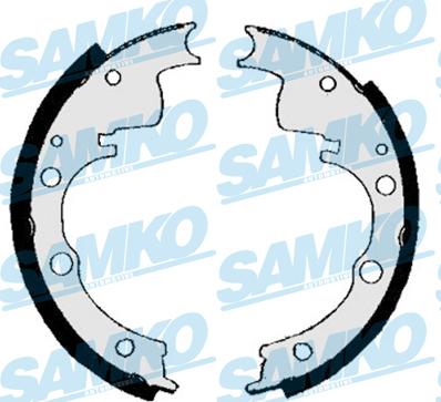 Samko 80250B - Juego de zapatas de frenos parts5.com