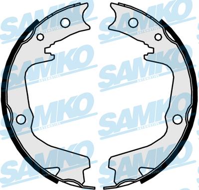 Samko 81031 - Juego de zapatas de frenos parts5.com
