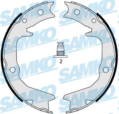 Samko 88920 - Juego de zapatas de frenos parts5.com