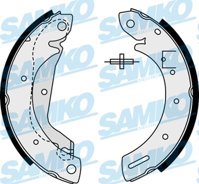 Samko 88500 - Set saboti frana parts5.com