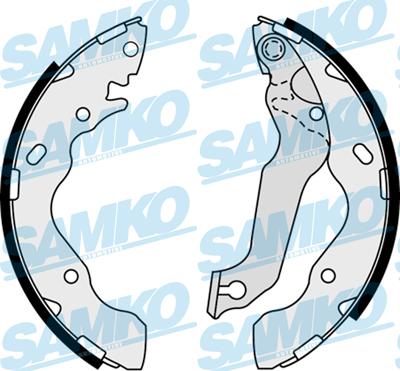 Samko 88010 - Fékpofakészlet parts5.com