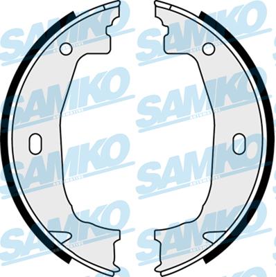 Samko 88100 - Fékpofakészlet parts5.com