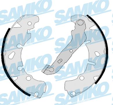 Samko 88170 - Juego de zapatas de frenos parts5.com