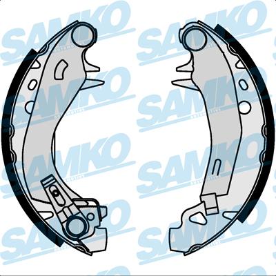 Samko 87570 - Set saboti frana parts5.com