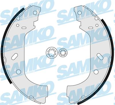 Samko 87150 - Sada brzdových čelistí parts5.com