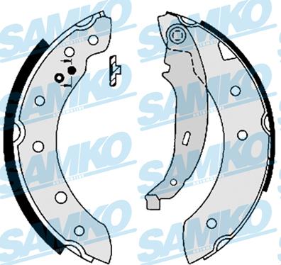 Samko 87130 - Fékpofakészlet parts5.com