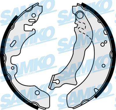 Samko 87390 - Set saboti frana parts5.com