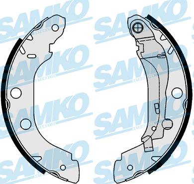 Samko 87340 - Комплект тормозных колодок, барабанные parts5.com