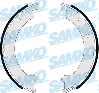 Samko 87235 - Garnitura zavorne celjusti parts5.com