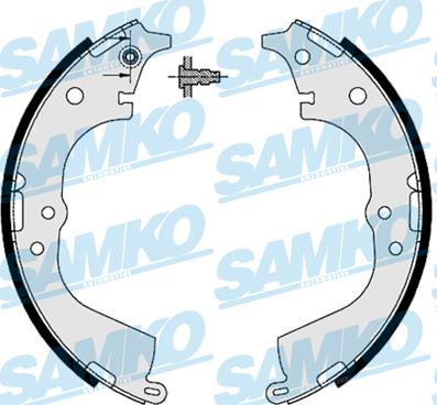 Samko 87225 - Sada brzdových čeľustí parts5.com