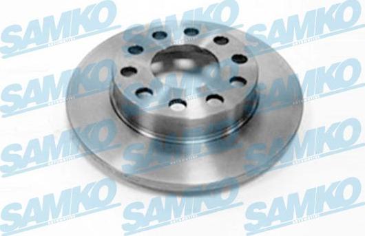 Samko A1007P - Tarcza hamulcowa parts5.com