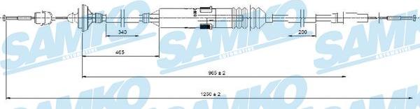 Samko C0276C - Tross,sidurikasutus parts5.com