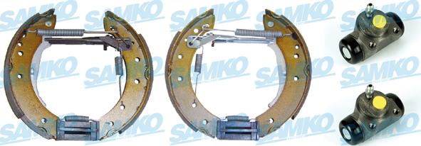 Samko KEG408 - Fékpofakészlet parts5.com