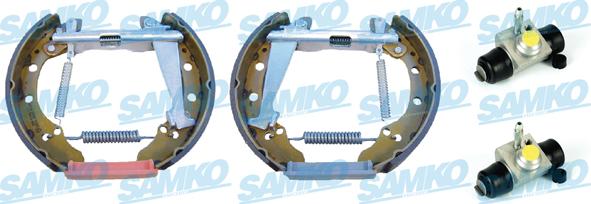 Samko KEG407 - Sada brzdových čelistí parts5.com