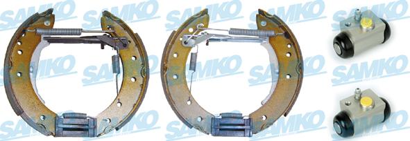 Samko KEG418 - Zestaw szczęk hamulcowych parts5.com