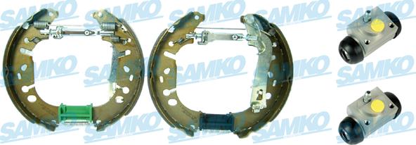 Samko KEG625 - Juego de zapatas de frenos parts5.com