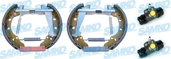 Samko KEG304 - Sada brzdových čelistí parts5.com