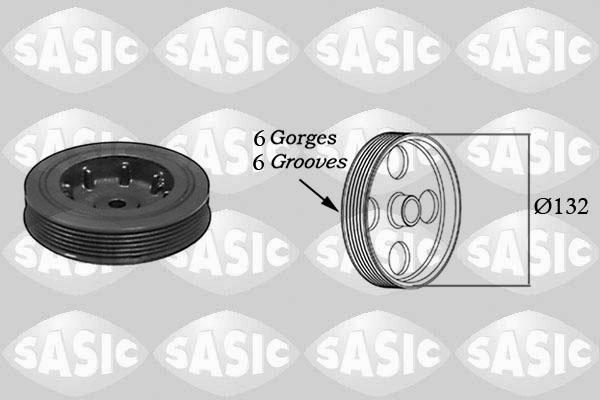 Sasic 4000701 - Шкив коленчатого вала parts5.com