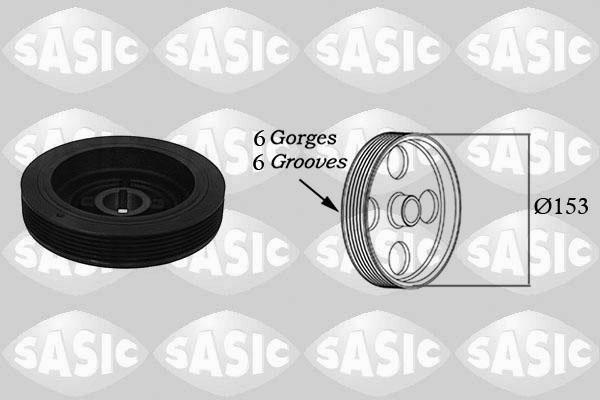 Sasic 5150J90 - Koło pasowe, wał korbowy parts5.com