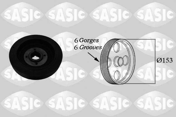 Sasic 5150K40 - Ремъчна шайба, колянов вал parts5.com