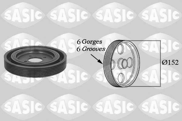 Sasic 5150Q60 - Koło pasowe, wał korbowy parts5.com