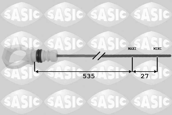 Sasic 1940017 - Mierka hladiny oleja parts5.com