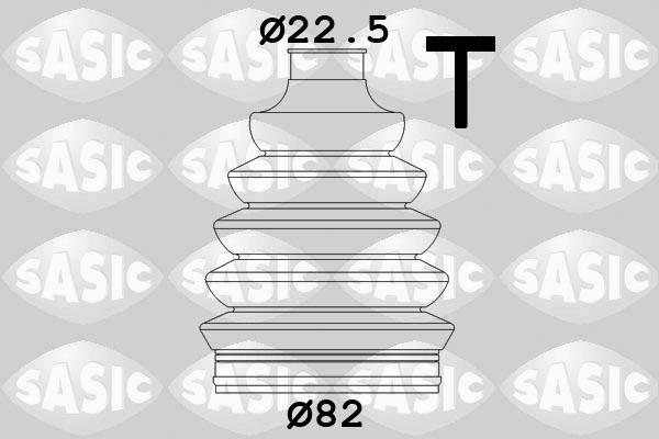 Sasic 1904045 - Bellow, drive shaft parts5.com