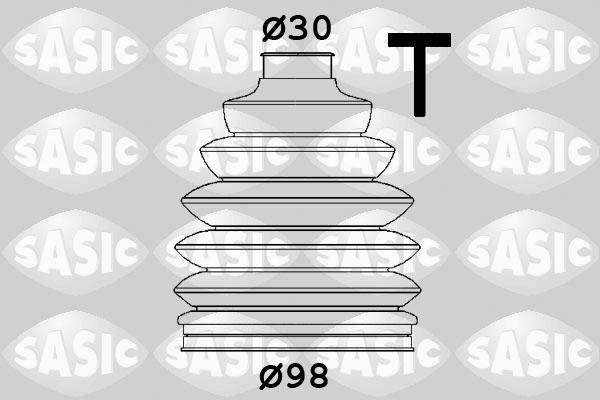 Sasic 1906174 - Fuelle, árbol de transmisión parts5.com