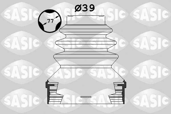 Sasic 1900002 - Burduf cauciuc, articulatie planetara parts5.com