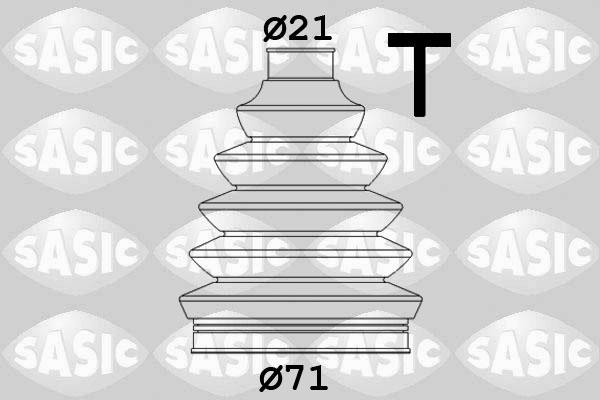 Sasic 1900019 - Bellow, drive shaft parts5.com