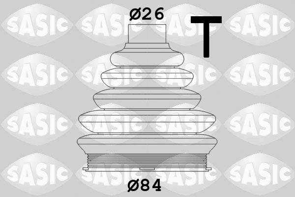 Sasic 1900016 - Manseta, pogonska gred parts5.com