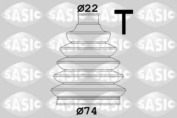 Sasic 1900011 - Fuelle, árbol de transmisión parts5.com