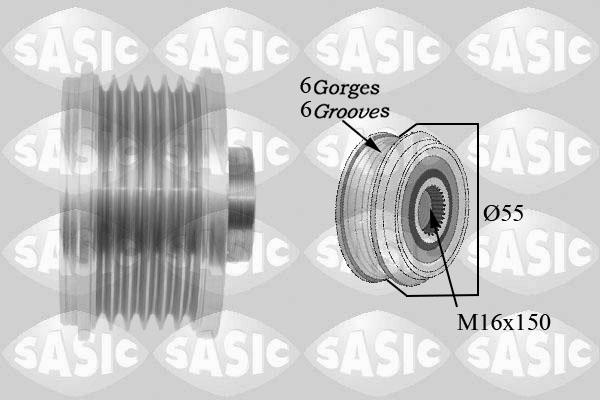 Sasic 1674007 - Pulley, alternator, freewheel clutch parts5.com