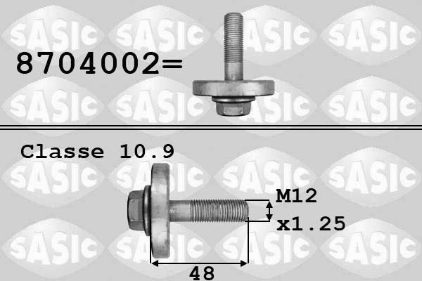 Sasic 8704002 - Szíjtárcsacsavar parts5.com