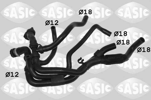 Sasic 3404200 - Kühlerschlauch parts5.com