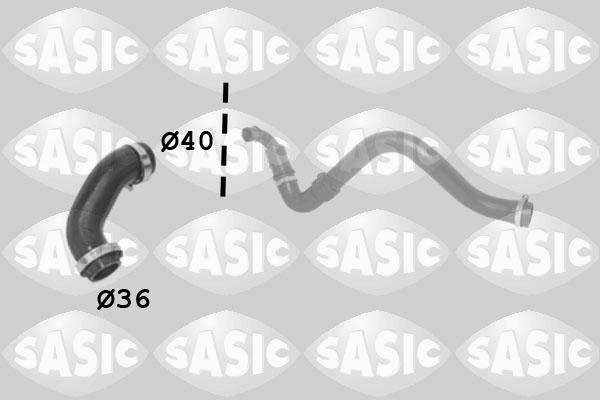 Sasic 3334056 - Przewód powietrza doładowującego parts5.com