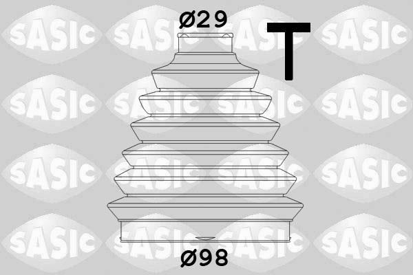 Sasic 2933983 - Faltenbalg, Antriebswelle parts5.com