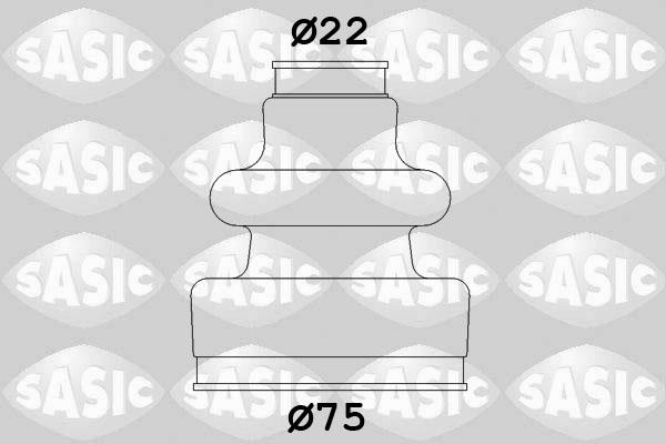 Sasic 2933593 - Manžetna, pogonsko vratilo parts5.com