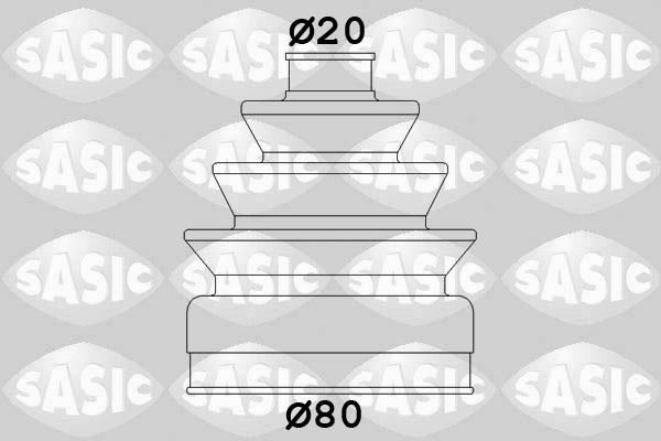 Sasic 2933833 - Joint-soufflet, arbre de commande parts5.com