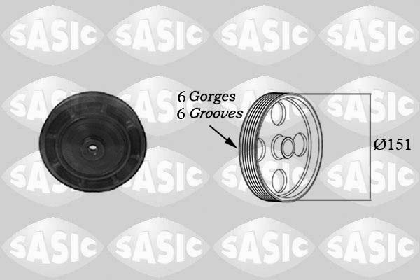 Sasic 2154006 - Remenica, koljenasto vratilo parts5.com