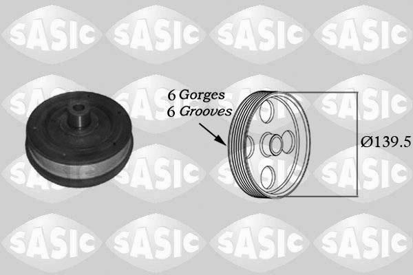 Sasic 2156019 - Fulie curea, arbore cotit parts5.com