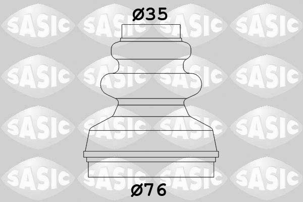 Sasic 2873813 - Osłona, wał napędowy parts5.com