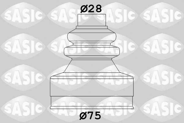 Sasic 2873773 - Osłona, wał napędowy parts5.com