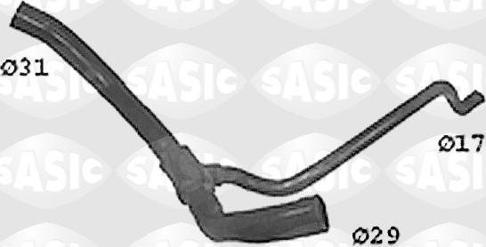 Sasic SWH4315 - Radyatör hortumu parts5.com