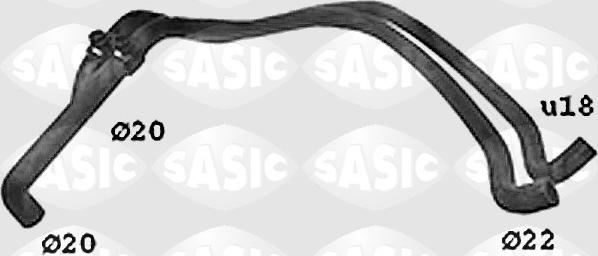 Sasic SWH4249 - Hadica chladenia parts5.com