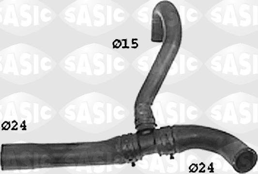 Sasic SWH6782 - Tubería de radiador parts5.com