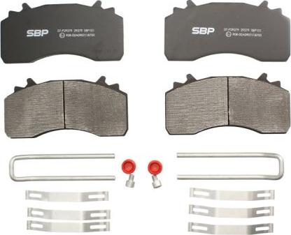 SBP 07-P29279 - Brake Pad Set, disc brake parts5.com