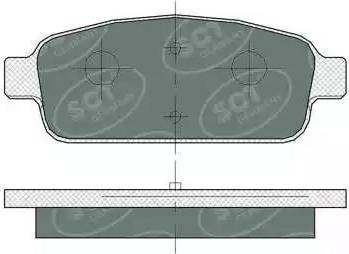 KRAFT AUTOMOTIVE 6011504 - Sada brzdových platničiek kotúčovej brzdy parts5.com